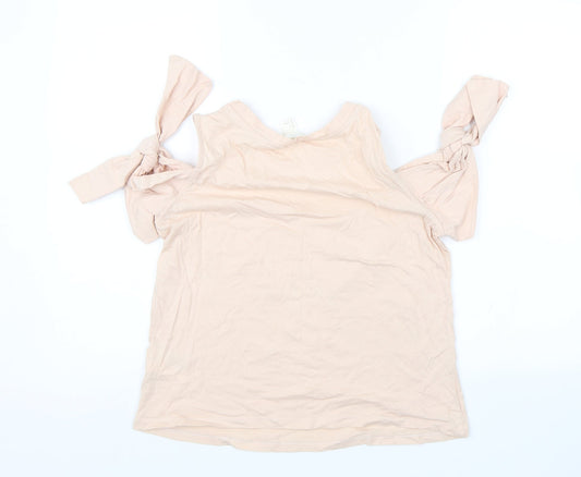 H&M Womens Pink Basic Blouse Size S