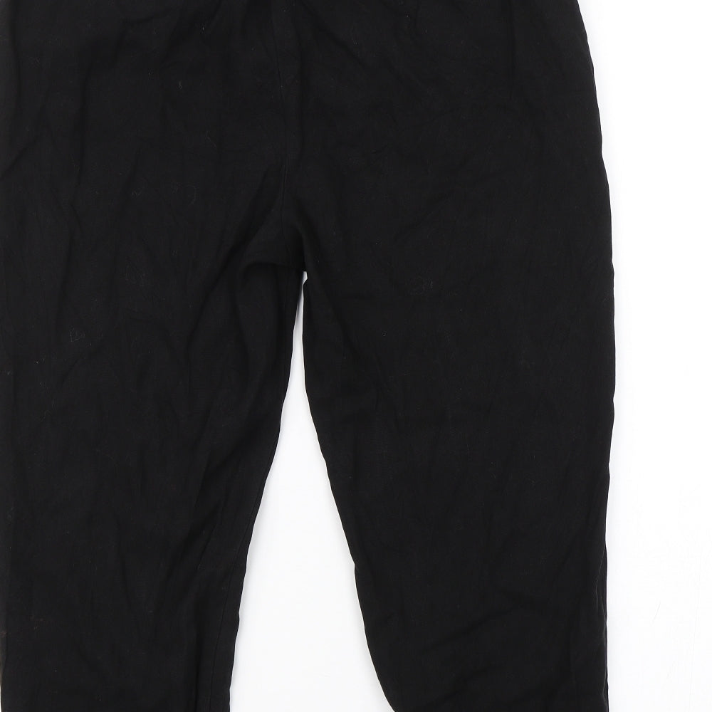 Zara Womens Black Trousers Size L L20 in