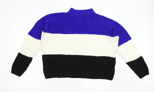 Preworn Womens Multicoloured Knit Pullover Jumper Size L