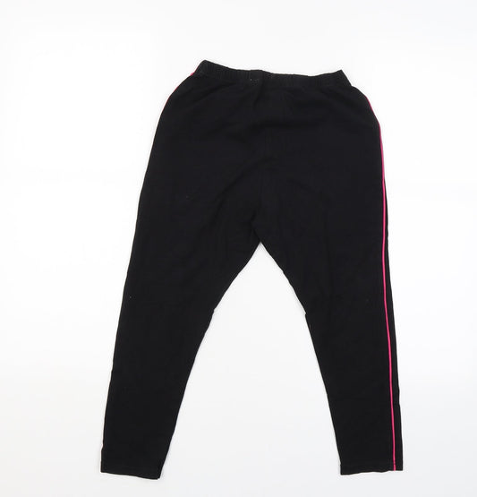 Cancer Research UK Girls Black Sweatpants Trousers Size 10 Years