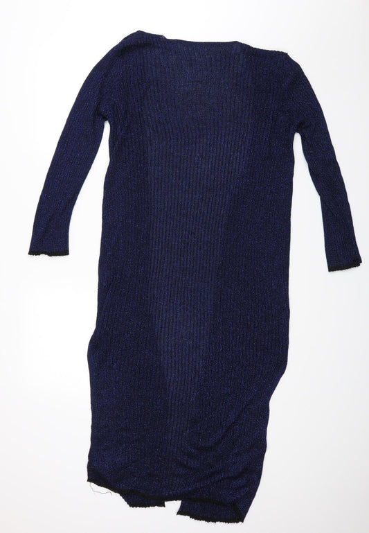Preworn Womens Black Wrap Jumper One Size