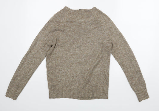 H&M Womens Gold Pullover Jumper Size S