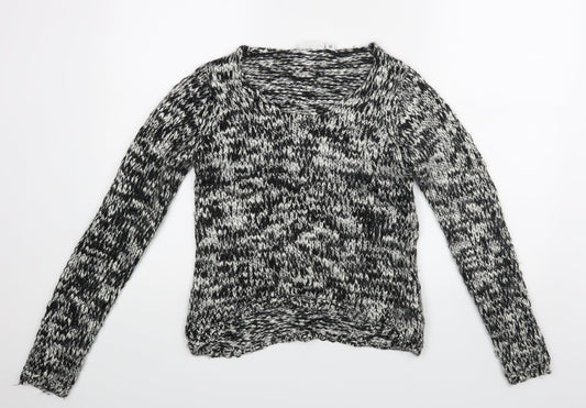 New Look Womens Black Pullover Jumper Size 8