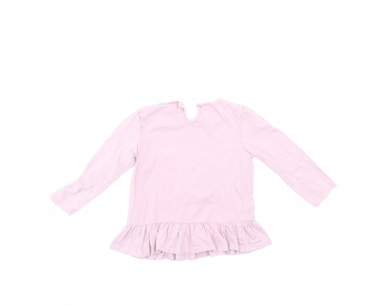 So Cute Girls Pink Tunic Jumper Size 2-3 Years