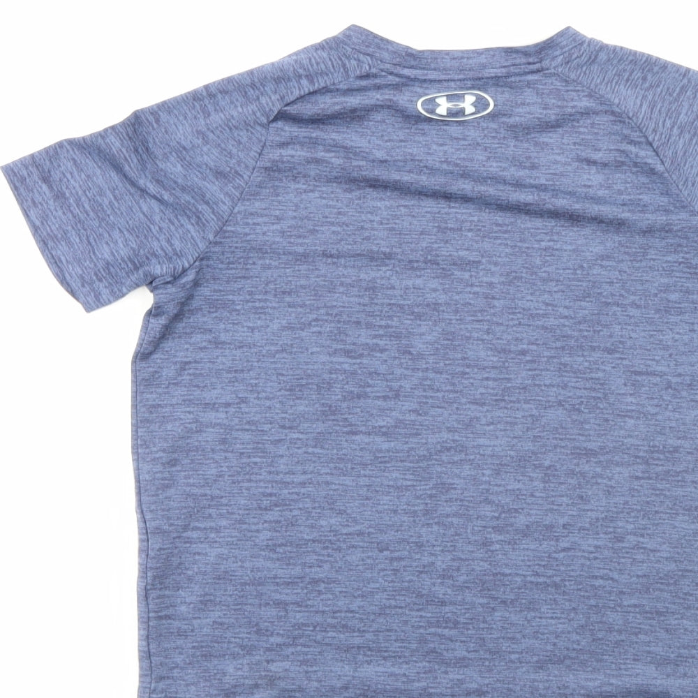 Under Amour Girls Blue Basic T-Shirt