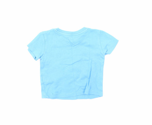 Early Days Boys Blue Basic T-Shirt Size 12-18 Months