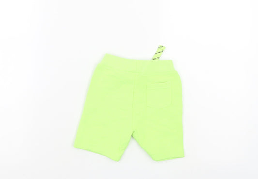 Mini Rebel Boys Green Cropped Trousers Size 12-18 Months