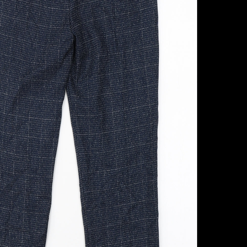 Nexy Womens Blue Trousers Size 10 L24 in