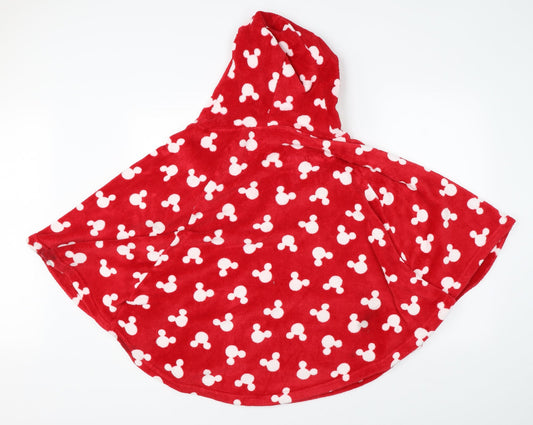 Disney Boys Red Robe One Size - disney mickey mouse