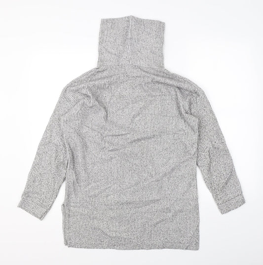 New Look Womens Grey Pullover Jumper Size S