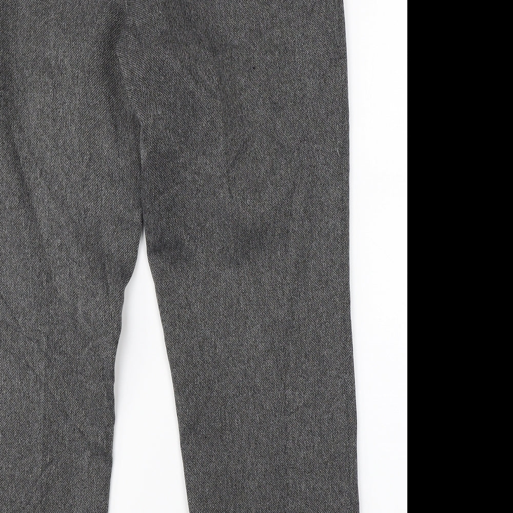 Marks & Spencer Womens Grey Dress Pants Trousers Size 14 L28 in