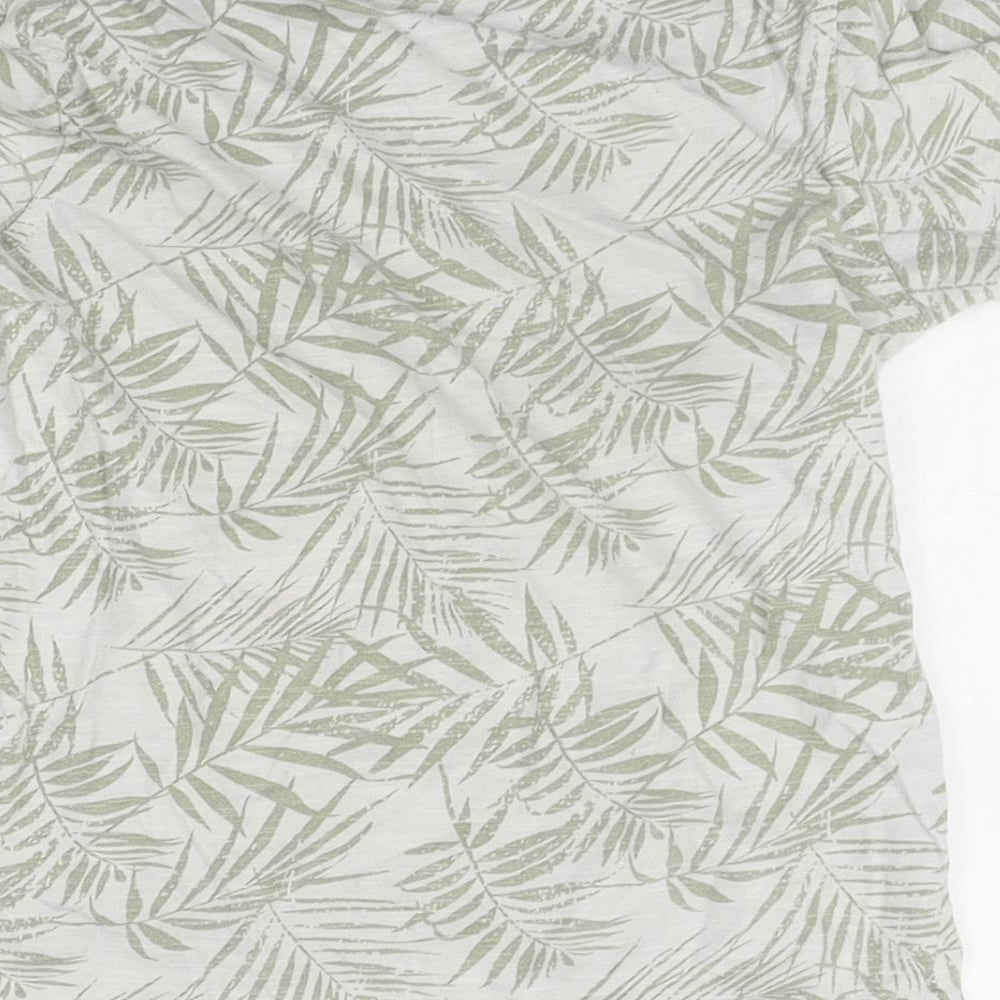 George Boys Green Floral Basic T-Shirt Size 3-4 Years - good vibes