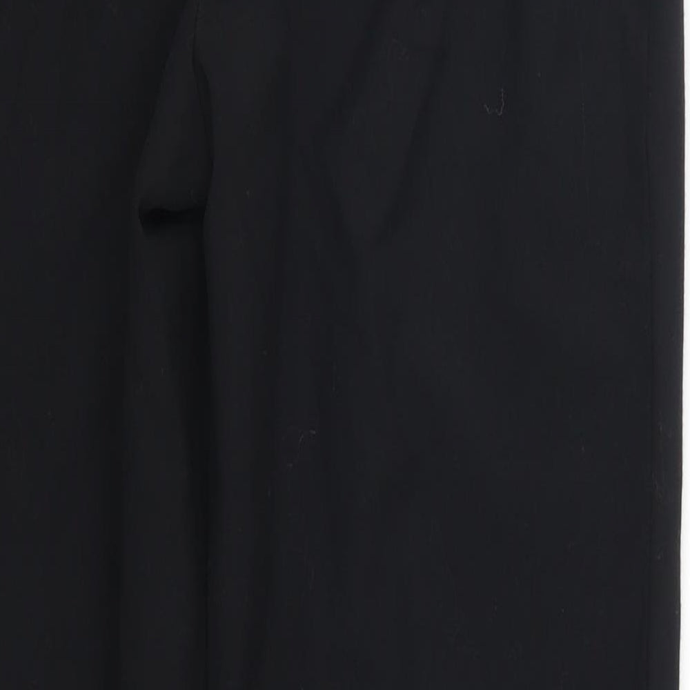 Marks and Spencer Womens Black Trousers Size 10 L28 in