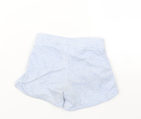 E-vie Angel Girls Blue Boyfriend Shorts Size 5 Years
