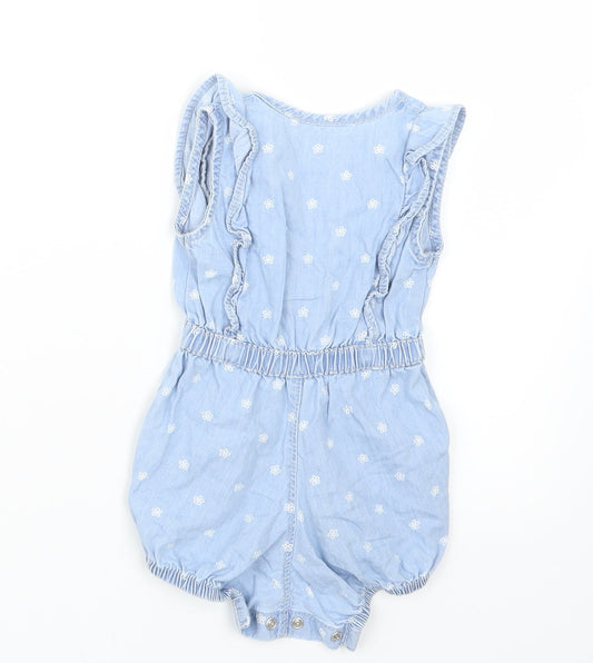 George Girls Blue Dress Set Outfit/Set Size 0-3 Months