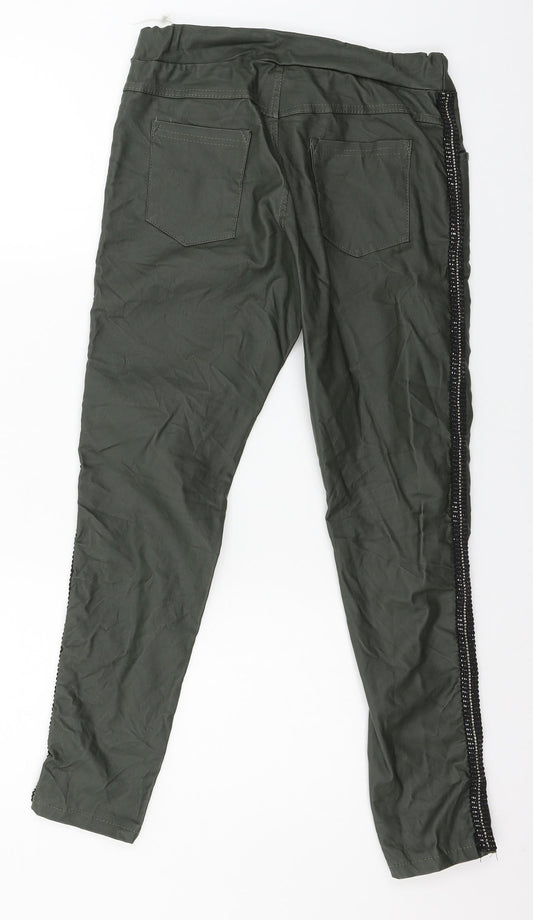 Preworn Womens Green Trousers Size 30 in L26 in