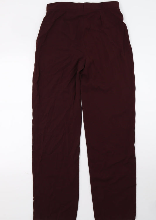 Pret a Porter Womens Red Trousers Size 10 L32 in