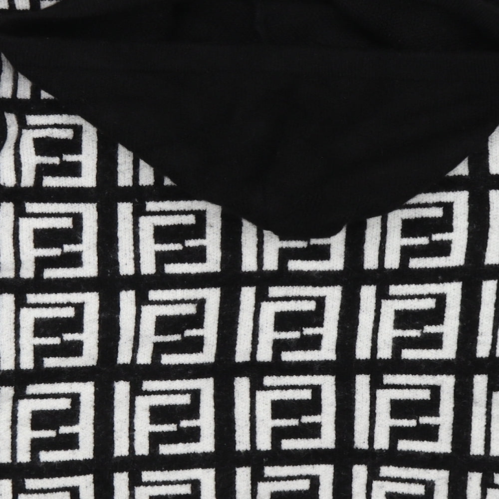 TU Womens Black Pullover Hoodie One Size