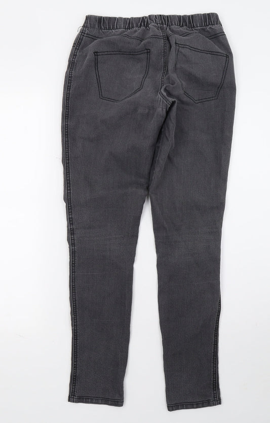 Dorothy Perkins Womens Grey Jegging Jeans Size 12 L28 in