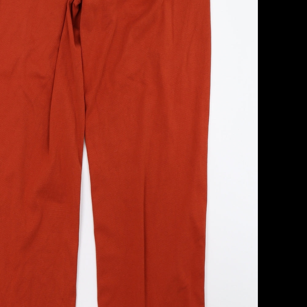 Mountain Lake Womens Orange Sweatpants Trousers Size M L28.5 in