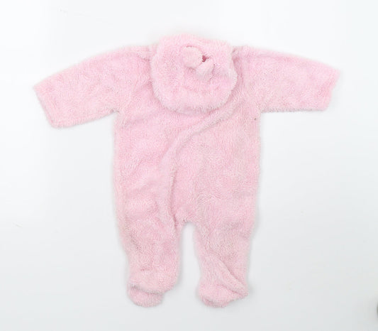 Bebe Bonito Girls Pink Babygrow One-Piece Size 3-6 Months