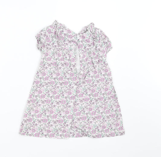 Mini Club Girls White Fair Isle A-Line Size 12-18 Months