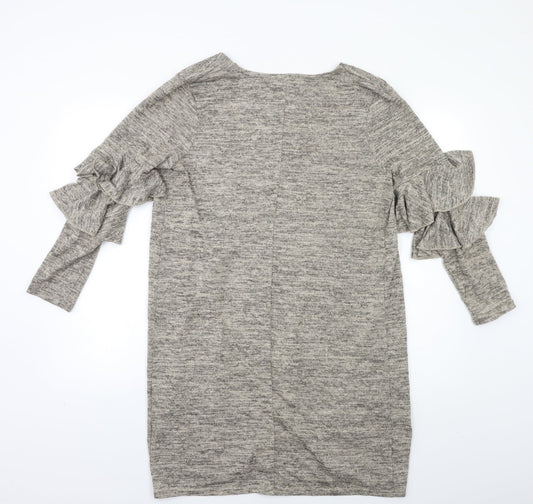 innocence Womens Beige Cardigan Jumper Size 12 - frill