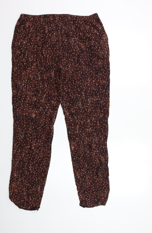 Promod Womens Red Trousers Size 32 in L28 in