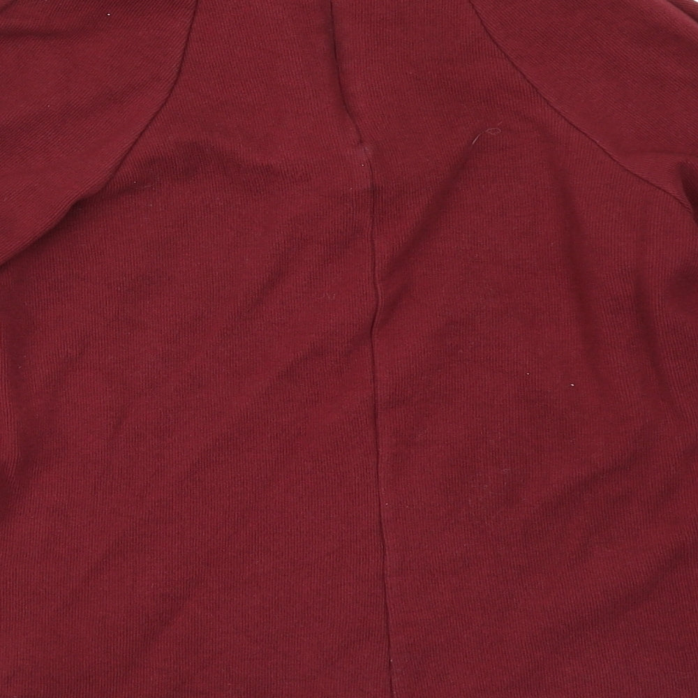 M&S Collection Womens Red Knit Pullover Jumper Size 10