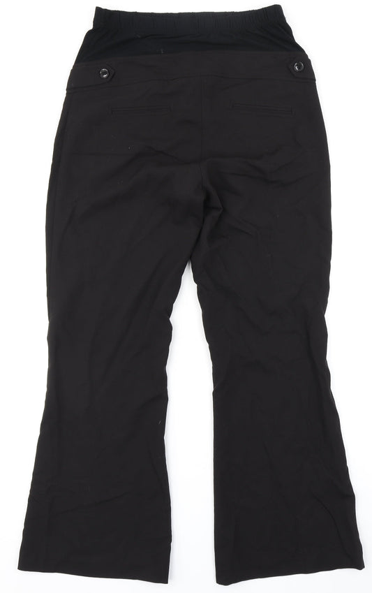 Red Herring Womens Black Trousers Size 10 L28 in