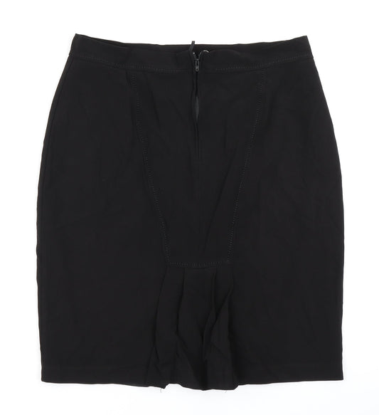M&S Collection Womens Black Straight & Pencil Skirt Size 32 in