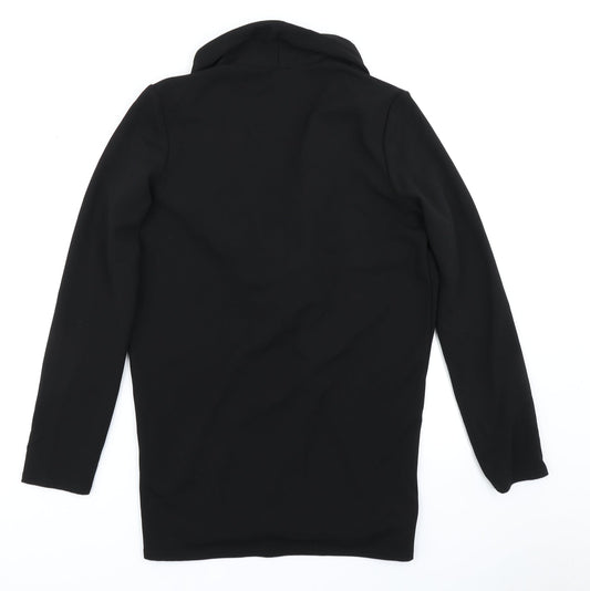 PRETTYLITTLETHING Womens Black Jacket Blazer Size 8
