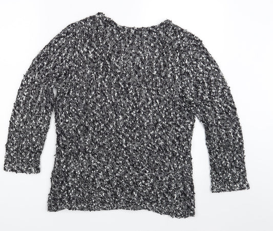 Kaliko Womens Black Pullover Jumper Size 16