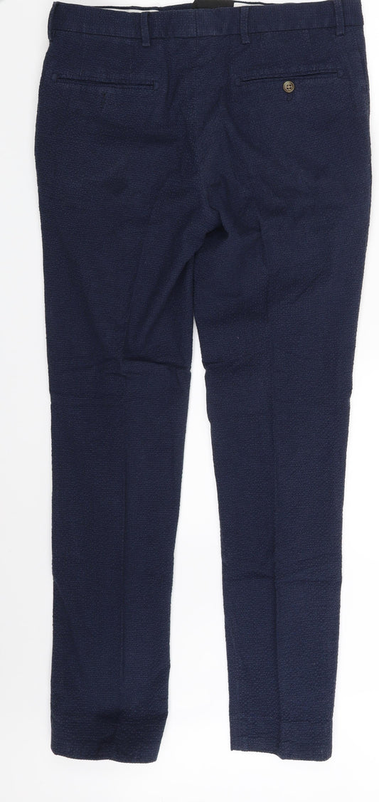NEXT Mens Blue Trousers Size 30 in L31 in