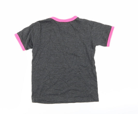 NEXT Girls Grey Basic T-Shirt Size 3 Years