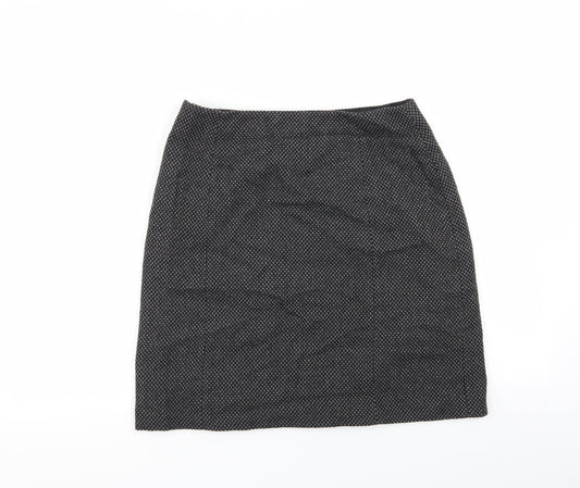 John Lewis Womens Grey Mini Skirt Size 10