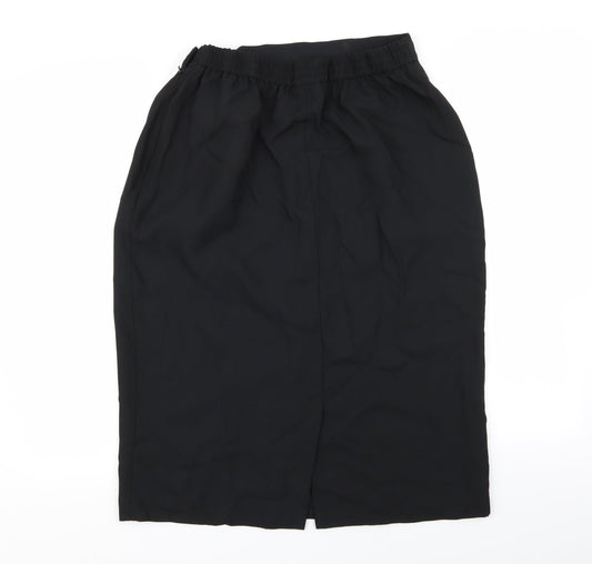 Ann Harvey Womens Black A-Line Skirt Size 10 - Stretch waistband