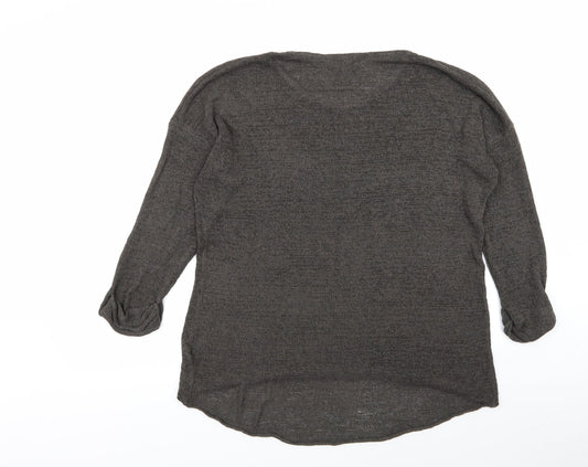 H&M Womens Grey Pullover Jumper Size M