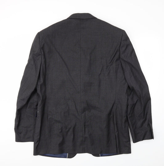 jhon lewis Mens Grey Jacket Blazer Size 44