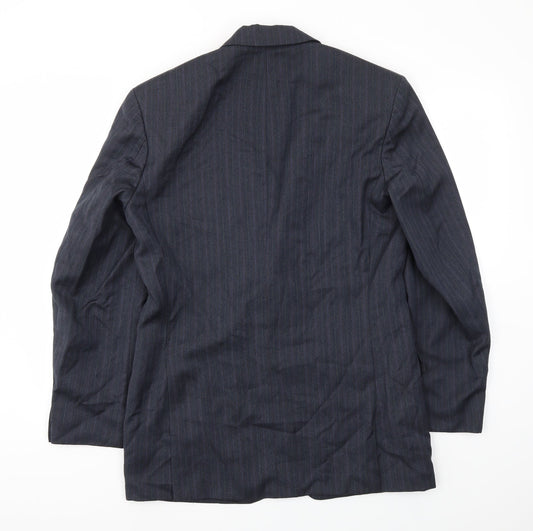 M&S Mens Blue Jacket Blazer Size 38