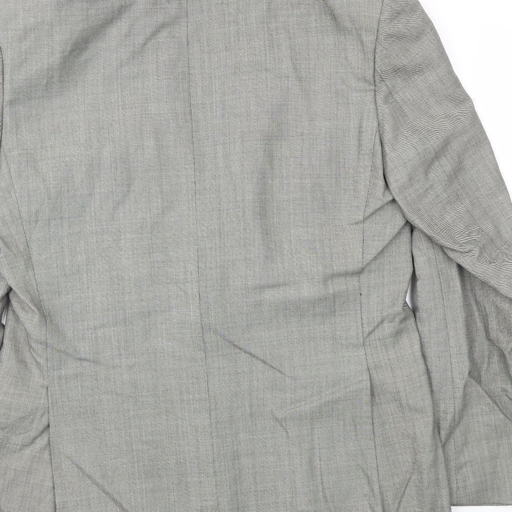 M&S Mens Grey Jacket Blazer Size 38