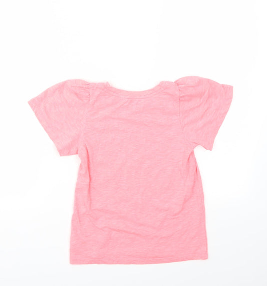 Gap Girls Pink Basic T-Shirt Size M