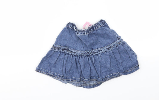FIFI Girls Blue Flare Skirt Size 2 Years