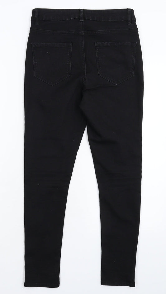 George Womens Black Denim Skinny Jeans Size 8 L27 in