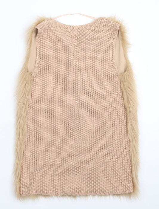 Atmosphere Womens Beige Jacket Coatigan Size S