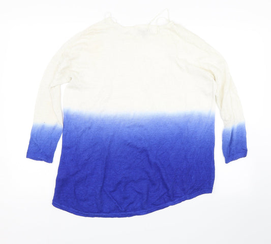 Phase Eight Womens Blue Pullover Jumper Size S