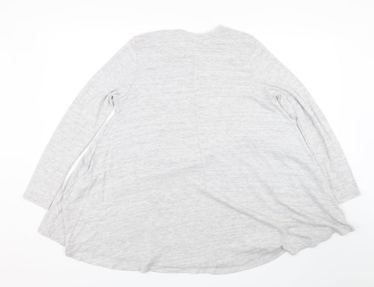 River Island Womens Grey Basic T-Shirt Size 12