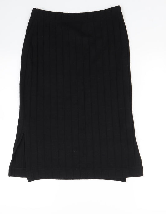 H&M Womens Black Skater Skirt Size S