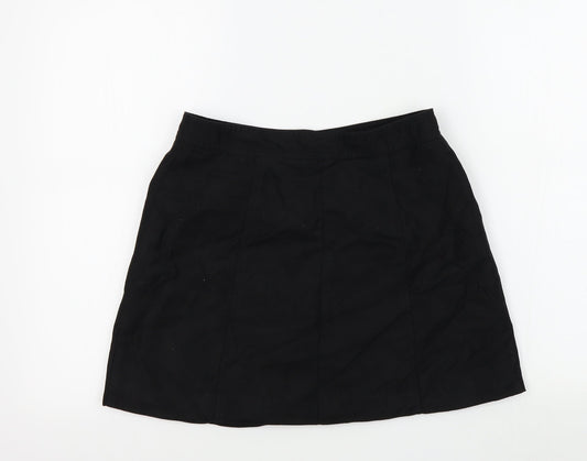H&M Womens Black A-Line Skirt Size 38