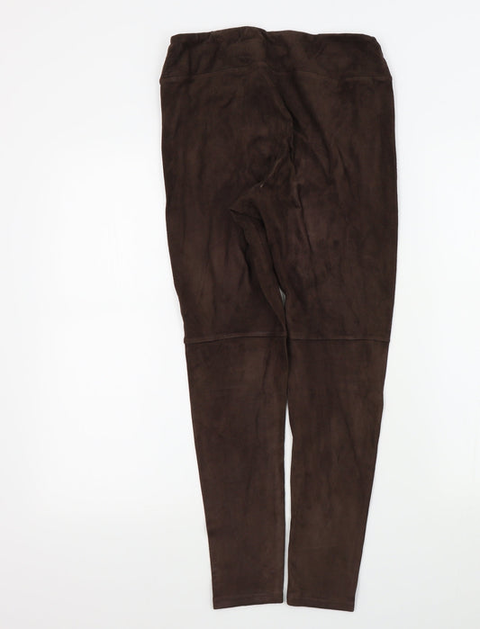 River Island Womens Brown Trousers Size 10 L25 in